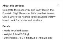 Load image into Gallery viewer, I love you as BIG as KANSAS CITY book
