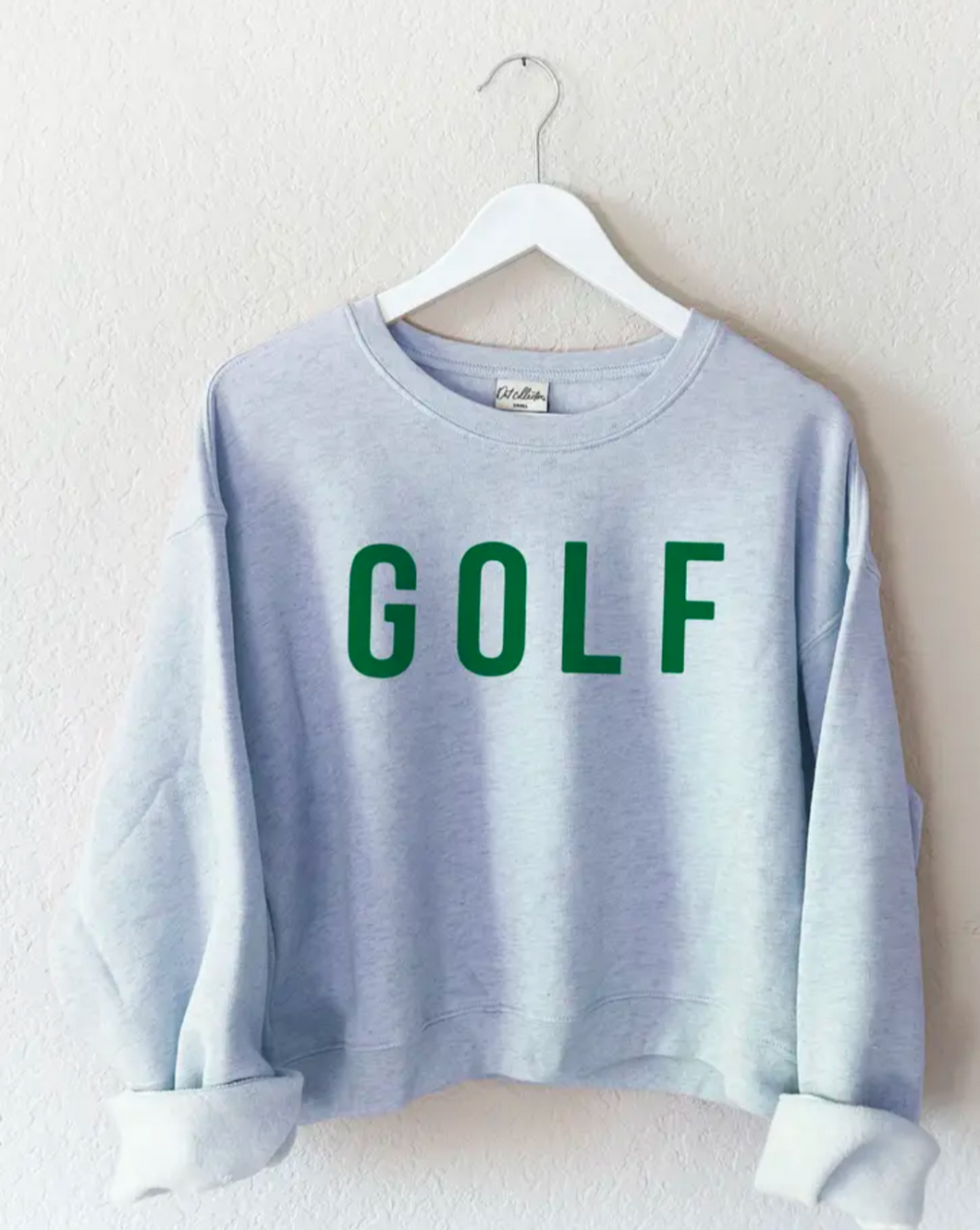 Golf cropped sweatshirt