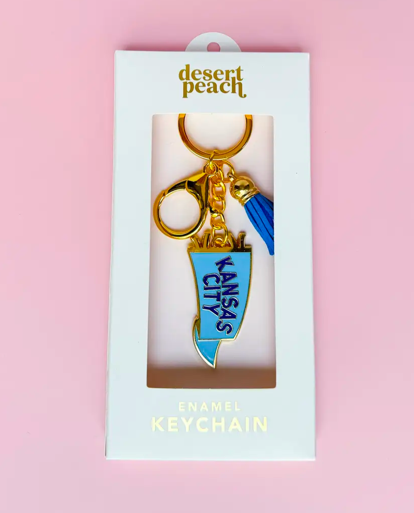 Desert Peach Kansas City Royal Keychain*